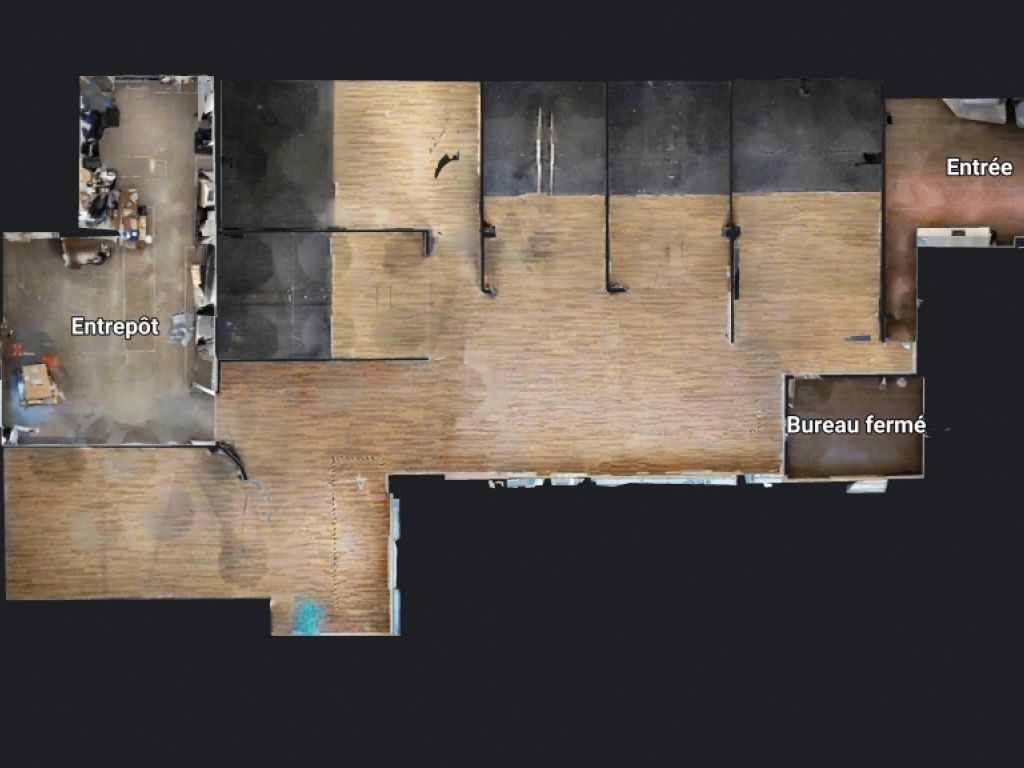 Grand espace commercial avec entrep�t � Qu�bec