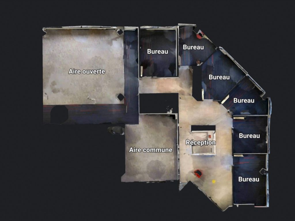 Espace de bureaux moderne � Place Iberville III (Qu�bec)