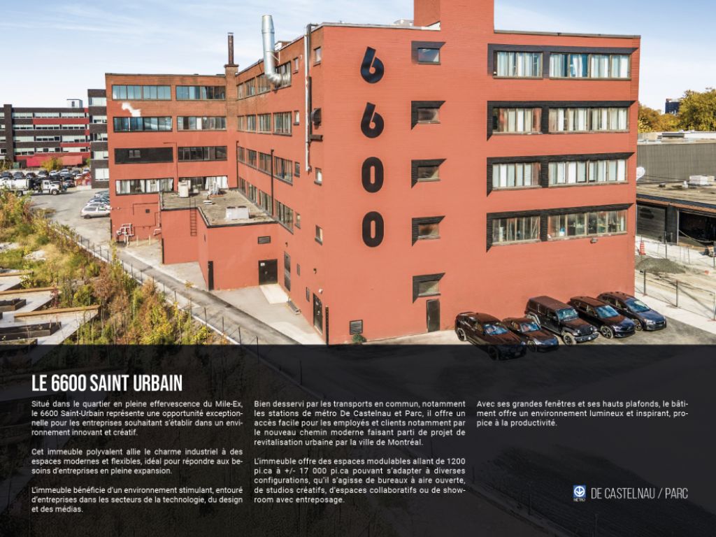 ESPACES bureaux (FLEX) au C�ur du Mile-Ex