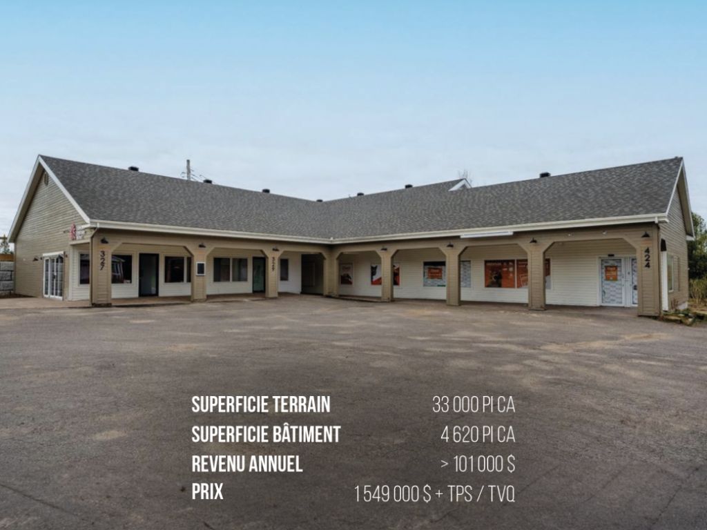 Espace commercial � vendre pour red�veloppement