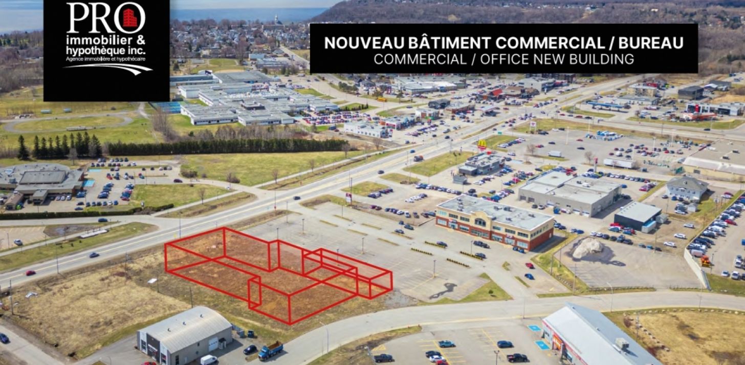 Locaux commerciaux / Bureaux NEUFS ou EXISTANTS &agrave; louer au 200 rue Commerciale, Donnacona. - &Agrave; louer