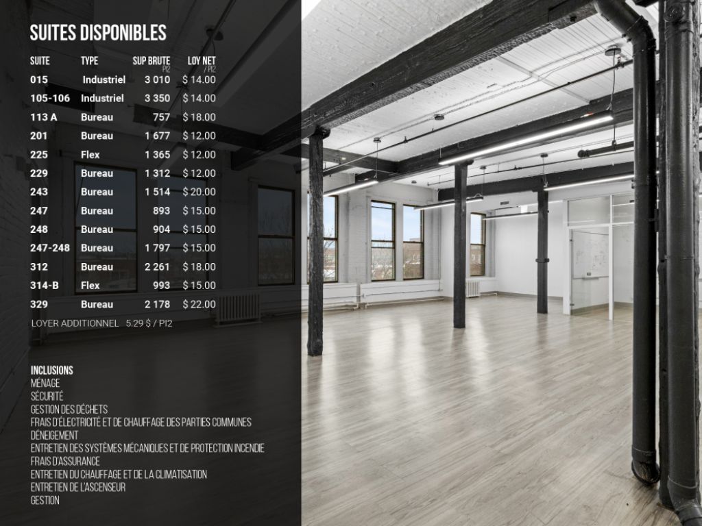 Lofts Cadbury - Atelier & bureaux � louer 