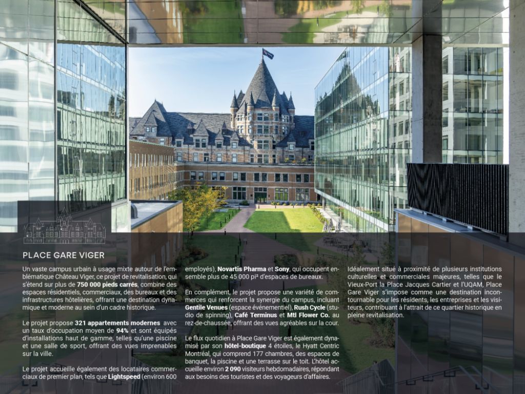 Place Gare Viger au c�ur du Vieux-Montr�al 