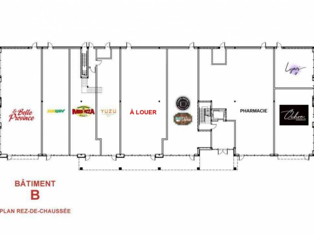 Local commercial � louer (Longueuil) - 2 100 pi.ca